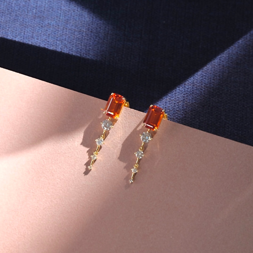 Spessartite Garnet Earrings